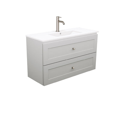 Newport Ensuite All Drawer 900 Wall-Hung Vanity, Delgado Basin-Top