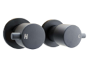 Black Shower Wall taps