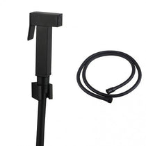 Square Brass Black Toilet Bidet Spray Kit