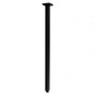 Square Black Ceiling Shower Arm 600mm