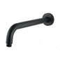 400mm Black Round  Wall Straight Shower Arm