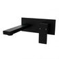 Black BathtubBasin Wall Mixer With Spout