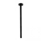 Round Black Ceiling Shower Arm 600mm