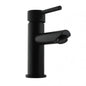 Round Matt Black Basin Mixer