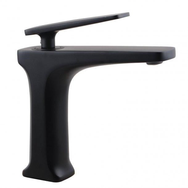 Square Black Basin Mixer