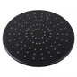 Round Black ABS Rainfall Shower Head 230mm
