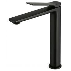 Square Black ABS Rainfall Shower Head 200mm