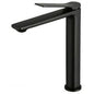 Square Black ABS Rainfall Shower Head 200mm
