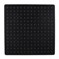 9" Square Black ABS Rainfall Shower Head 230mm