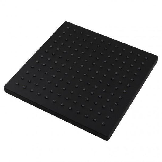 10" Square Black Rainfall Shower Head (Plastic)