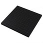10" Square Black Rainfall Shower Head (Plastic)