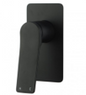 Square Black Built-in Shower Mixer(Brass)