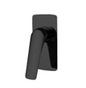AU Square Matte Black Shower/Bath Wall Mixer