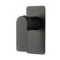 Vog Solid Brass Matte Black Shower/Bath Wall Mixer