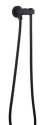 Round Black Hand Shower Rail without Handheld Shower