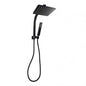 8'' Square Black Shower Station Top Water Inlet