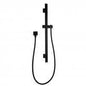 Square Black Sliding Shower Rail without Handheld Shower