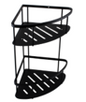 Matte Black Stainless Steel 2 Tier Shower Caddy Shelf