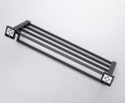 Black Towel Rack 600mm