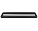 Black Double Towel Rail 600mm