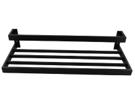 Black Double Towel Holder 600mm