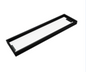 Black Glass Shelf 600mm