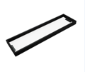 Black Glass Shelf 600mm