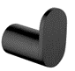 Black Round Robe Hook