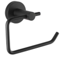 Round Black Toilet Paper Roll Holder