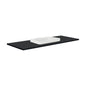 SARAH Semi Inset BLACK SPARKLE 1200mm Basin Top ONLY 1TH
