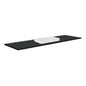 SARAH Semi Inset BLACK SPARKLE 1500mm Basin Top ONLY Single Bowl 1TH