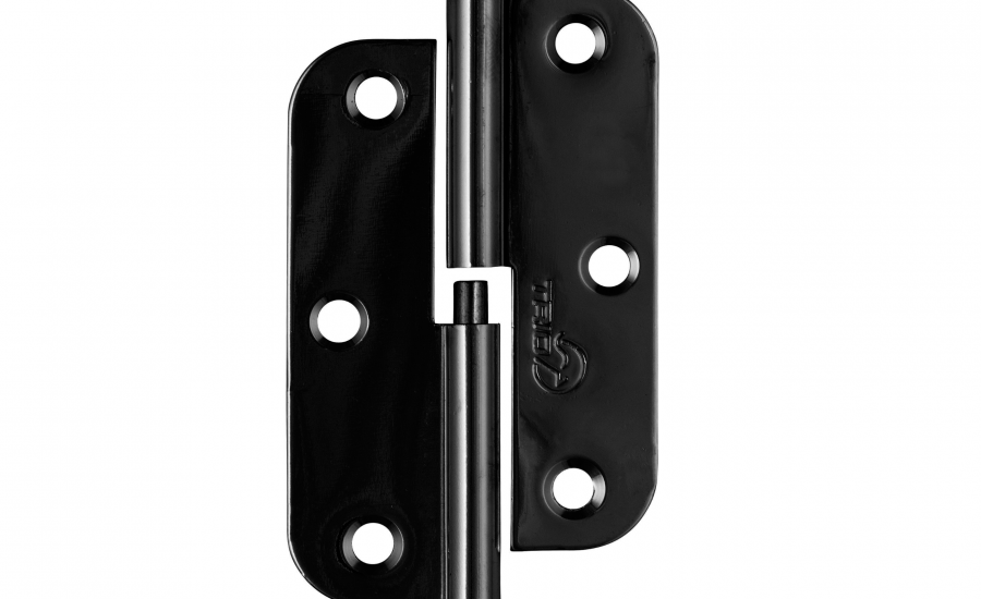 BUTT RADIUS L/OFF 89x58x1.6 LH BL bagged/screws