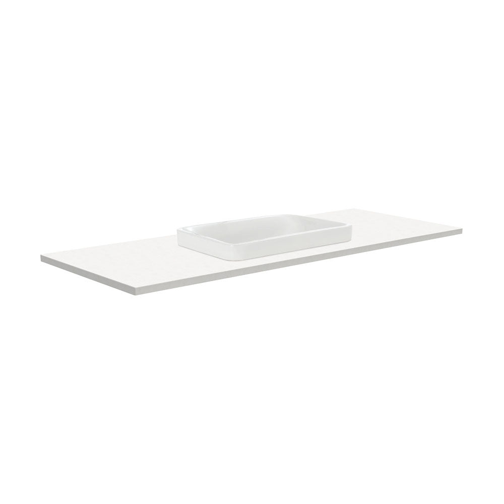 Sarah Crystal Pure 1200 Semi-Inset Basin-Top, No Tap Hole