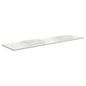 SARAH Semi Inset CRYSTAL PURE 1800mm Basin Top Only Double Bowl NTH