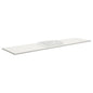 SARAH Semi Inset CRYSTAL PURE 1800mm Basin Top Only Single Bowl NTH