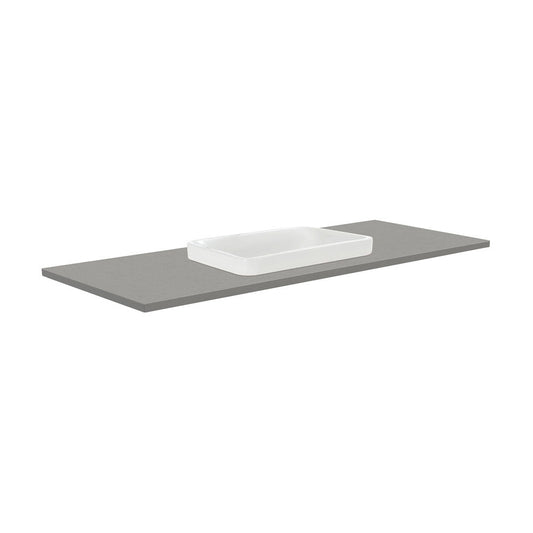 SARAH Semi Inset DOVE GREY 1200mm Basin Top Only NTH