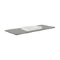 SARAH Semi Inset DOVE GREY 1200mm Basin Top Only NTH