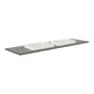 SARAH Semi Inset DOVE GREY 1500mm Basin Top Only Double Bowl NTH