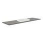 SARAH Semi Inset DOVE GREY 1500mm Basin Top Only Single Bowl NTH