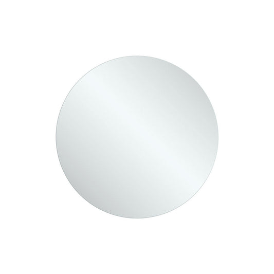 Mirror Round Pencil Edge 600x 600mm 5mm Glass Glue On No Brkt or Vinyl Back