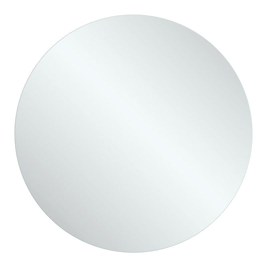 Mirror Round Pencil Edge 900x 900mm 5mm Glass Glue On No Brkt or Vinyl Back