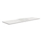 SARAH Semi Inset BIANCO MARBLE 1500mm Basin Top Only Single Bowl NTH