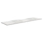 SARAH Semi Inset BIANCO MARBLE 1800mm Basin Top Only Double Bowl NTH