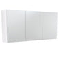 UNIVERSAL Mirror Cabinet 1500 with Gloss White Side Panels