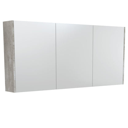 1500 Mirror Cabinet with Industrial Side Panels