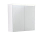 LED Mirror Cabinet 750 with Gloss White Side Panels