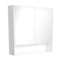 UNIVERSAL Mirror Cabinet 900 with Display Shelf Satin White