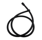 Black PVC Shower Hose 1500mm