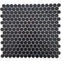 PENNY ROUND MATT BLACK 19MM ON 310X315 SHEET V-NK8300