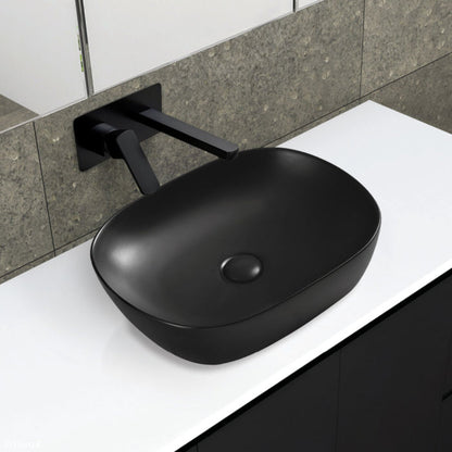 KOKO 465 Above Counter Basin 465 x 375 x 115 mm Matte Black